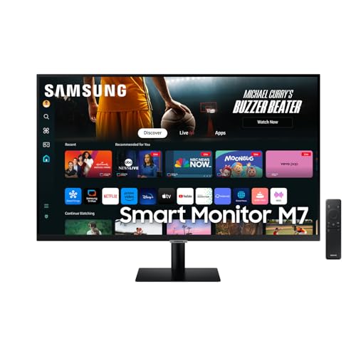 Samsung Smart Monitor M7 (S32DM702), Flat 32”, 3840×2160 