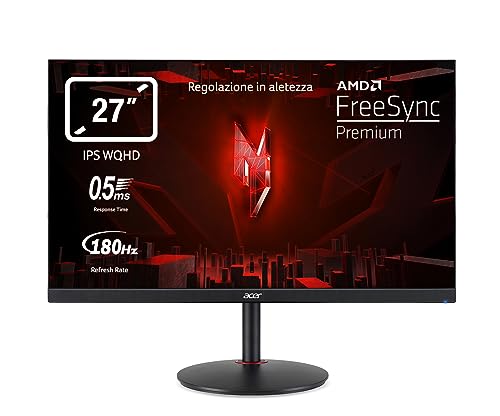 Acer Nitro XV271UM3bmiiprfx, Monitor Gaming PC 27″, Display 