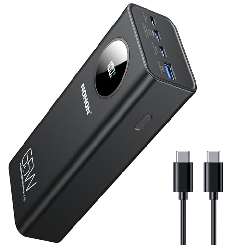 NOHON 65W Power Bank 26800mAh Powerbank: Caricatore Portatile 