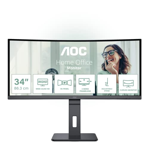 AOC CU34P3CV – Monitor curvo WQHD da 34 