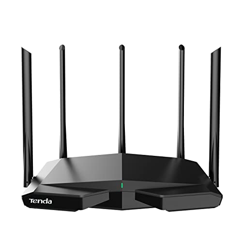 Tenda RX27 Pro Router WiFi 6E AX5700 Tri-Band, 