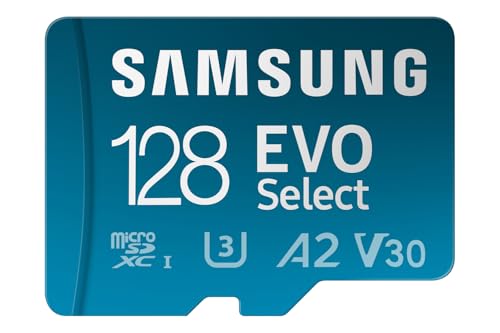 Samsung Memorie EVO Select Scheda MicroSD da 128GB, 