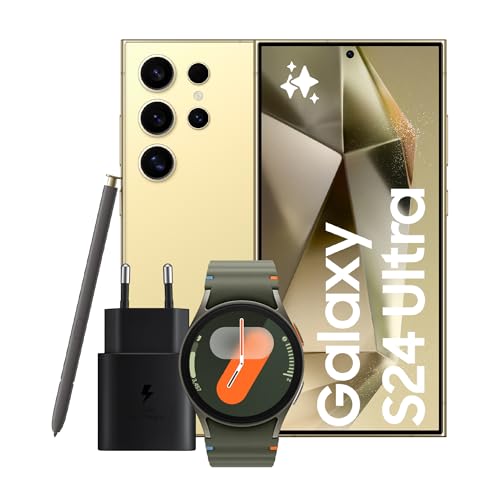 Samsung Galaxy S24 Ultra 12 GB/1 TB Caricatore incluso + Galaxy Watch 7 40mm 