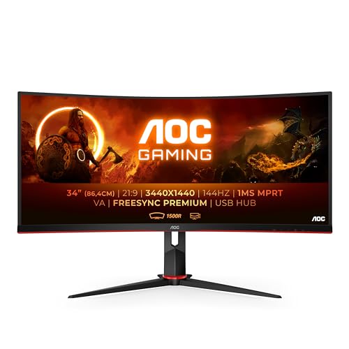 AOC Monitor Italia CU34G2X/BK Monitor Gaming Serie G2 