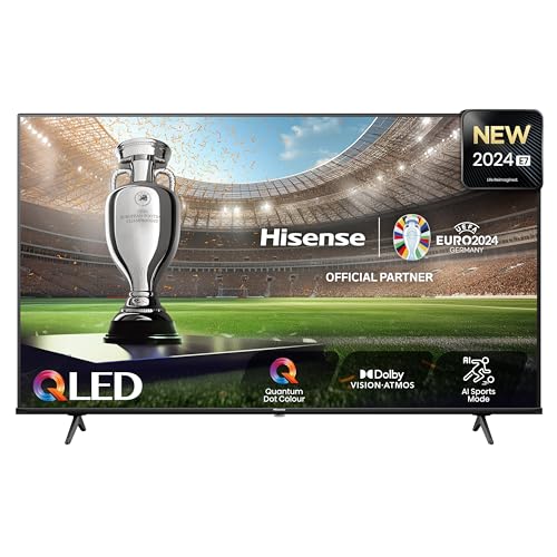 Hisense TV 43″ QLED 4K 43E77NQ, Smart TV 