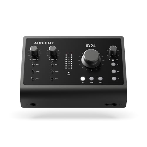 Audient Audiointerface iD24, 2 Class-A Mikrofonvorverstärker (Interface audio 