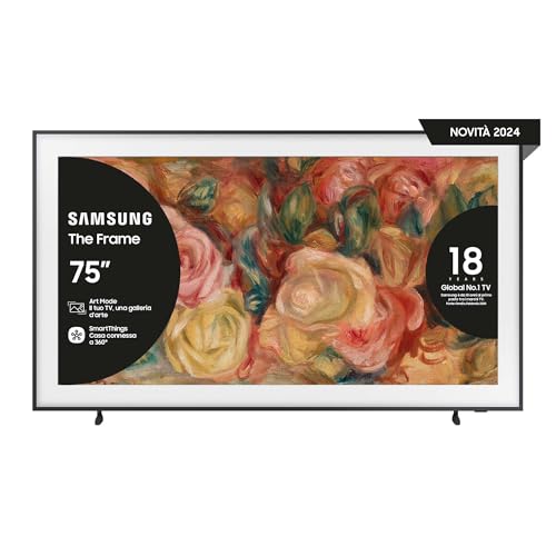 Samsung TV QE75LS03DAUXZT QLED 4K, Smart TV 75″ 