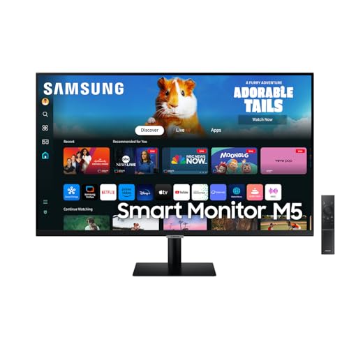 Samsung Smart Monitor M5 (S27DM502), Flat 27”, 1920×1080 