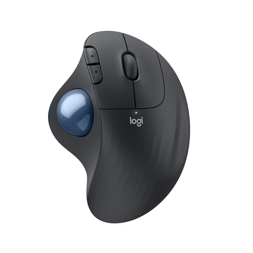 Logitech ERGO M575S mouse trackball wireless, mouse ergonomico 