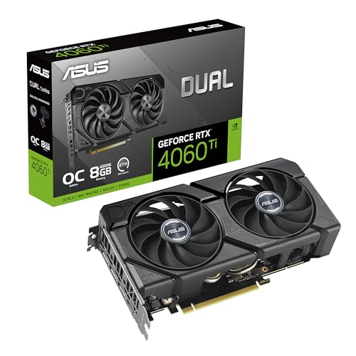 ASUS DUAL NVIDIA GeForce RTX4060 TI EVO OC 