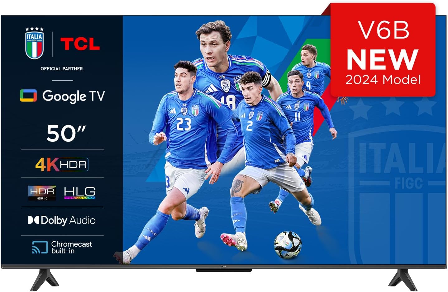 TCL 50V6B TV 50″ 4K HDR Ultra HD 