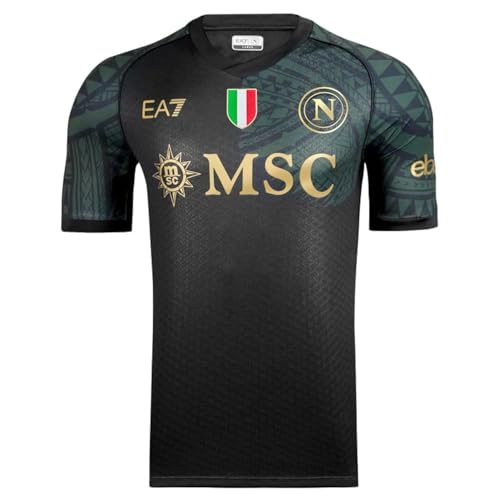 SSC Napoli Maglia Gara Third Euro, EA7, Tatuaggio 