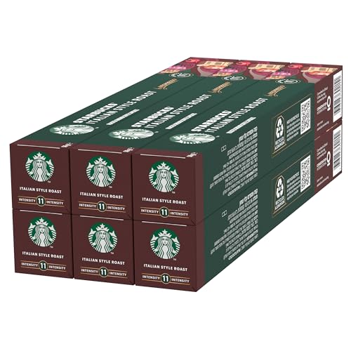 STARBUCKS Italian Style Roast by Nespresso Caffè Espresso, 