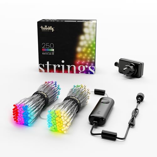 Twinkly Strings 250 LED RGB Bianco, Striscia Luci 