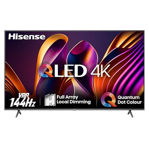 Hisense TV 75″ QLED 4K 144Hz 75E77NQ PRO, 