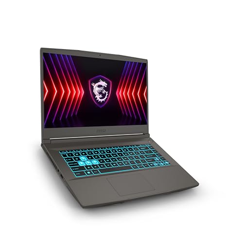 MSI Thin A15 B7UC-048IT, Notebook Gaming 15.6” Full HD 144Hz, AMD Ryzen 5 7535HS, Nvidia RTX 3050 4GB GDDR6, 16GB RAM DDR5, 512GB SSD PCIe4, WiFi 6E, Win 11 Home [Layout e Garanzia ITA] 