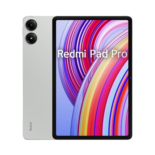 Xiaomi Redmi Pad Pro (Tablet) Con Anello, 2.4GHz Display 12.1\”, Batteria da 10.000 mAh, Ricarica rapida 33W, 6GB RAM-128GB ROM, Verde 