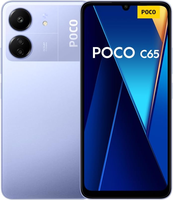 POCO C65 Smartphone 6 128GB, 6.74”Display, MediaTek Helio 