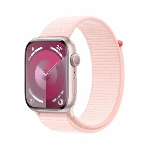 Apple Watch Series 9 GPS 45mm - cassa rosa e Sport Loop rosa