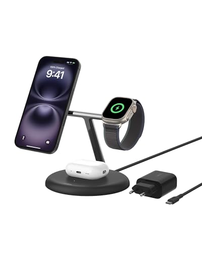 Belkin Supporto di ricarica wireless magnetica 3 in 1