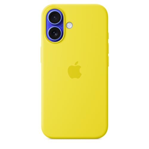 Apple Custodia MagSafe in silicone per iPhone 16 - Giallo carambola ​​​​​​​