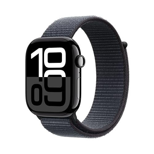 Apple Watch Series 10 GPS 46mm Jet Black + Sport Loop Inchiostro