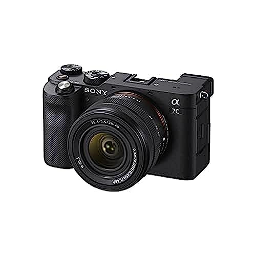 Sony Alpha 7 C, Mirrorless Full-frame con Obiettivo 28-60mm F4-5.6 - Nero