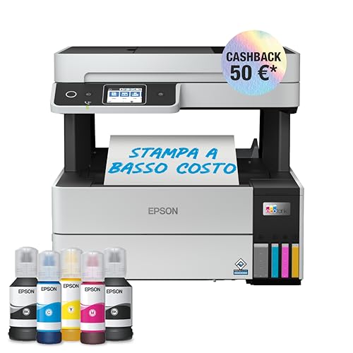 EPSON EcoTank ET-5170 Multifunzione A4 con Fax Wi-Fi, Ethernet