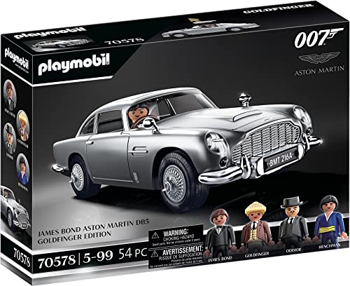 PLAYMOBIL 70578 James Bond Aston Martin DB5, Goldfinger Edition, per i Fan di James Bond, Collezionisti e Bambini dai 5 ai 99 Anni