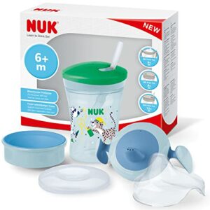 NUK 3-in-1 Set per imparare a bere - Verde