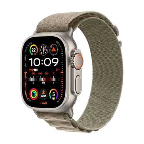 Apple Watch Ultra 2 Titanio + Alpine Loop oliva (M)