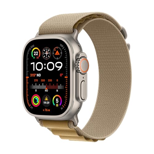 Apple Watch Ultra 2 Titanio + Alpine Loop Sahara (L)