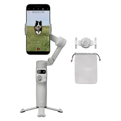DJI Osmo Mobile 7 - Stabilizzatore per smartphone ultraleggero - 10h di autonomia