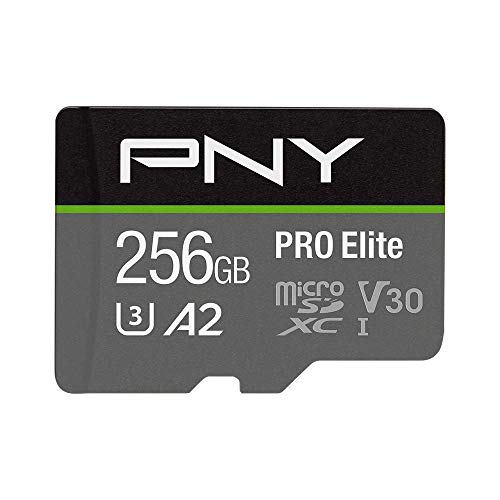PNY Scheda di memoria microSDXC PRO Elite 256GB + Adattatore SD