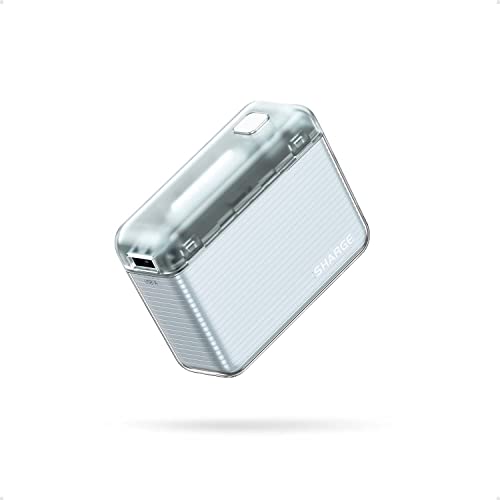 Sharge Shargeek Flow - Power Bank 10000mAh, 20W, USB-C, Mini, Doppia Uscita