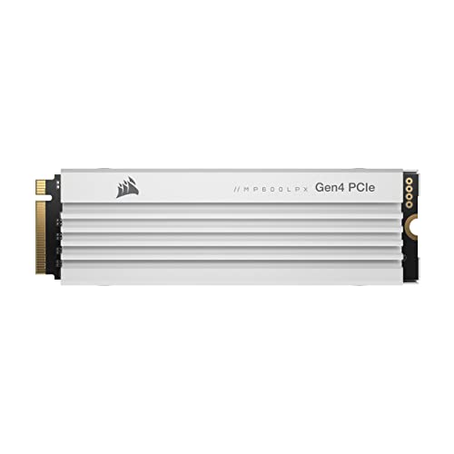 Corsair MP600 PRO LPX 1TB - M.2 PCIe 4.0, 7100MB/s, PS5 Ready, Bianco