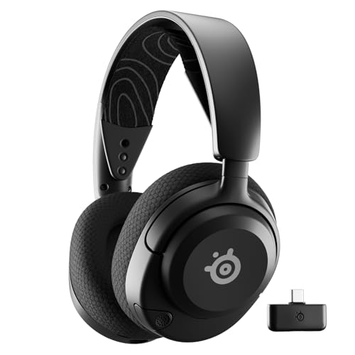SteelSeries Arctis Nova 5 - Cuffie da gioco multi-sistema wireless 2,4 GHz o BT