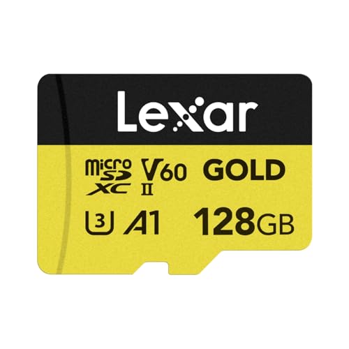 Lexar GOLD Micro SD 128GB UHS-II V60 - Lettura Fino a 280MB/s