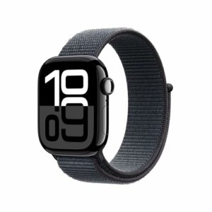Apple Watch Series 10 GPS 42mm Jet Black + Sport Loop Nero
