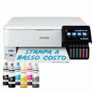Epson EcoTank ET-8500 A4 Multifunzione 6 Colori WiFi - Nero