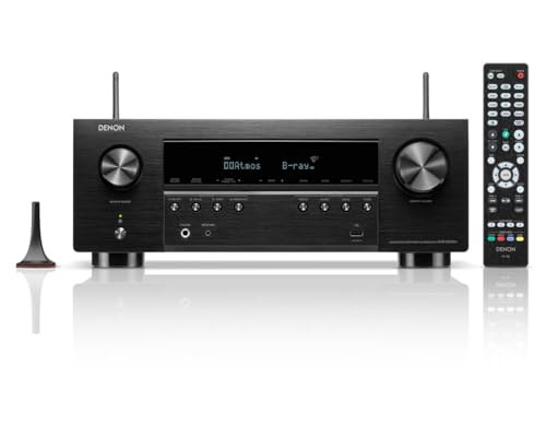 Denon AVR-S970H Ricevitore AV 7.2CH, Dolby Atmos, 8K HDMI, Bluetooth, WLAN