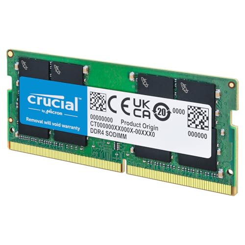 Crucial RAM 32GB DDR4 SO-DIMM 3200MHz CL22 - Memoria Laptop
