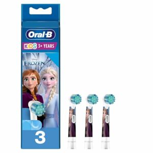 Oral-B Kids Testine Di Ricambio Con Personaggi Disney Frozen, Confezione Da 3 pezzi