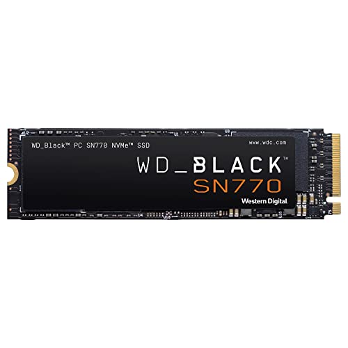 SSD WD_BLACK 1TB M.2 2280 (SN770) PCIe Gen4 NVMe - fino a 5150 MB/s