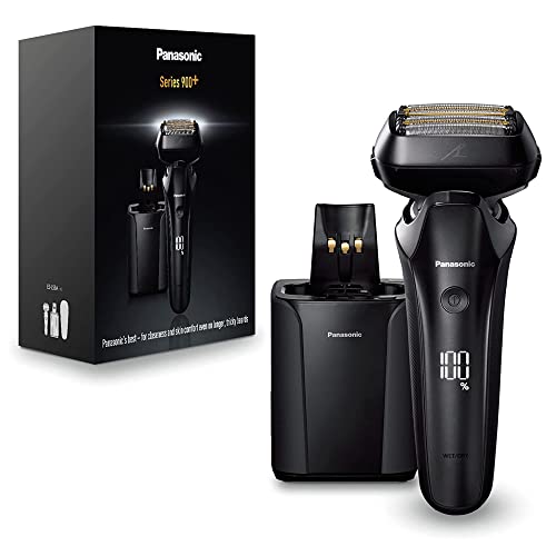 Panasonic ES-LS9A Rasoio Elettrico 6 Lame Wet&Dry Ricarica Auto - Nero