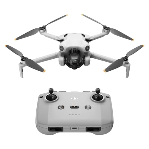 DJI Mini 4 Pro Drone 4K HDR, 34min, RC-N2, <249g, Rilevamento Ostacoli