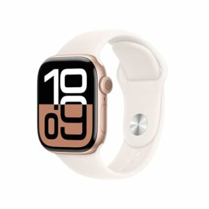 Apple Watch Series 10 GPS 42mm Oro Rosa + Sport Loop Rosa fard (M/L)