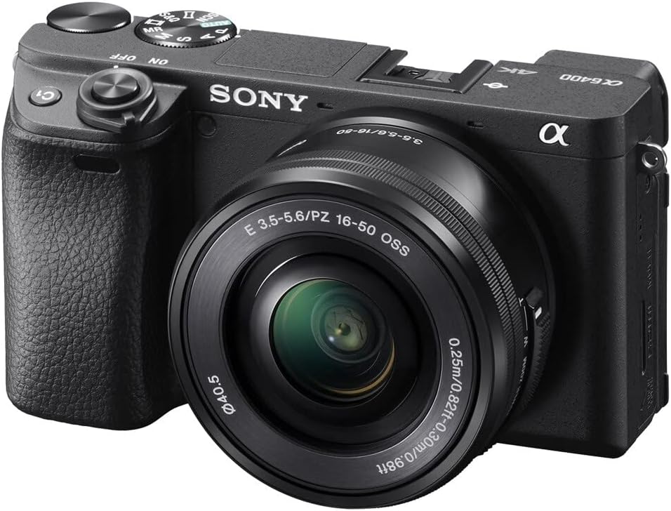 Sony Alpha a6400 + 16-50mm - Fotocamera Mirrorless APS-C 24.2MP, Video 4K HDR