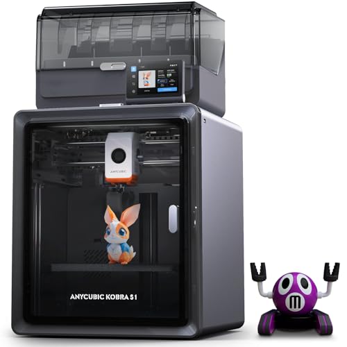 ANYCUBIC Kobra S1 Combo 3D 600mm/s, Multicolore, Asciugatura