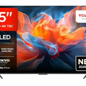 TCL 55T8C TV QLED 55" 4K HDR Google TV - Graphite Black (2025)